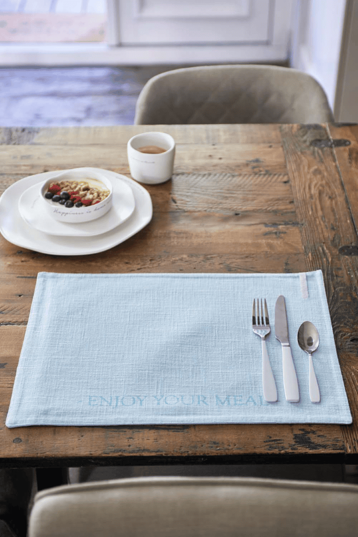 Enjoy Your Meal Placemat blue