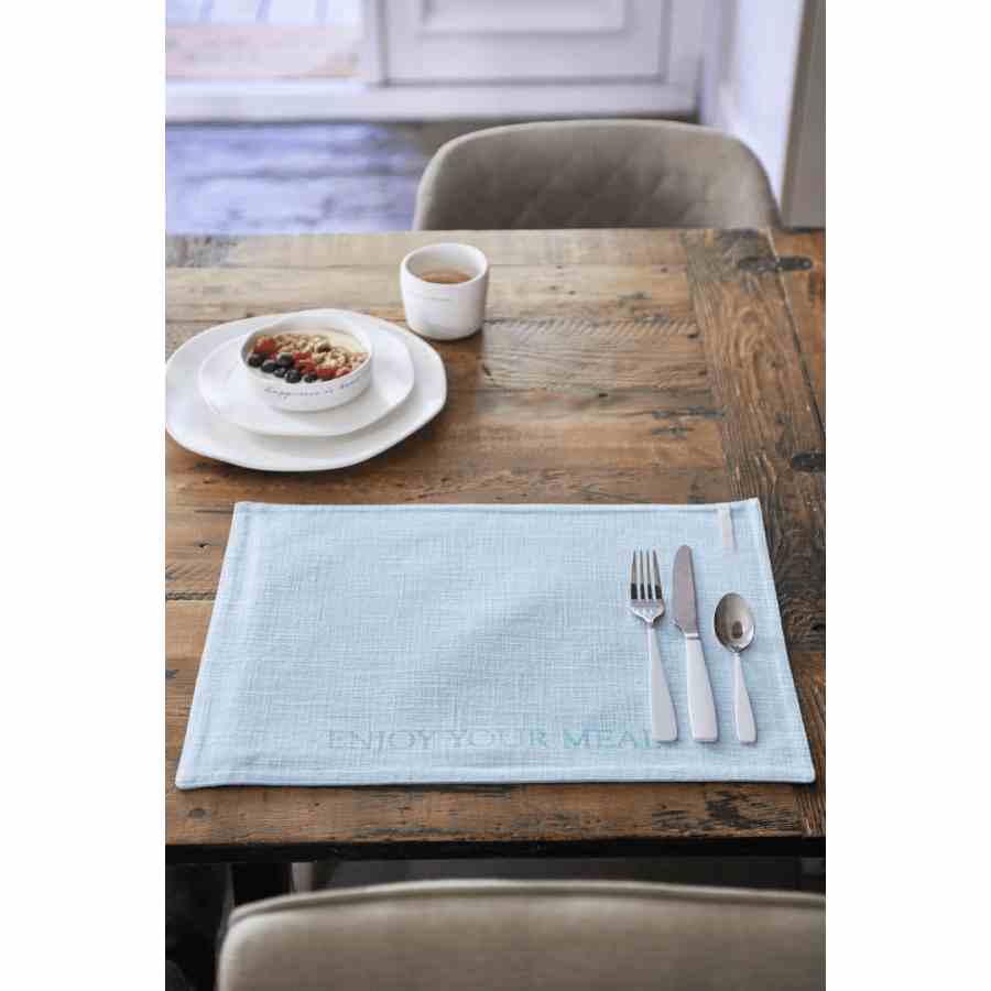 Enjoy Your Meal Placemat blue