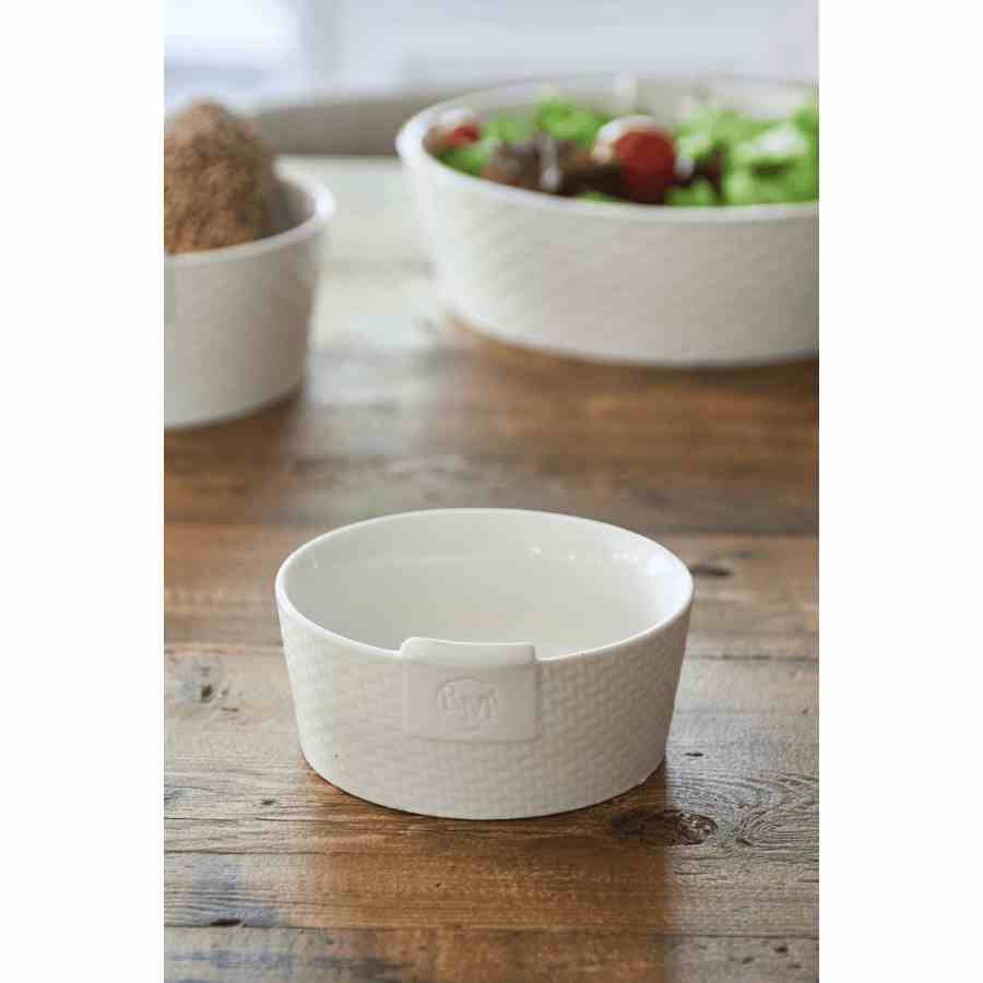 Pure Rattan Ceramic Bowl S