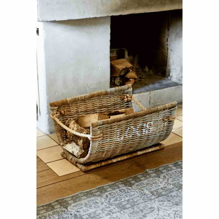 RM Log Wood Basket