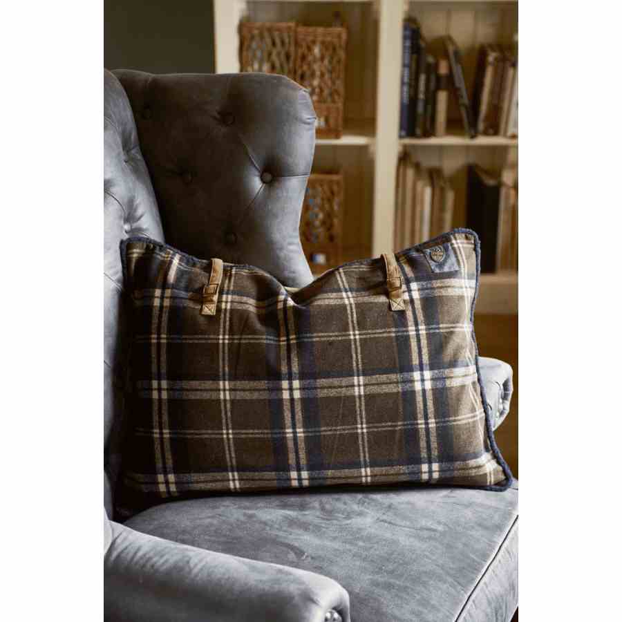 Blake Island University Check Pillow Cover 65x45
