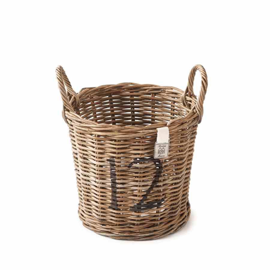Rustic Rattan Planter S