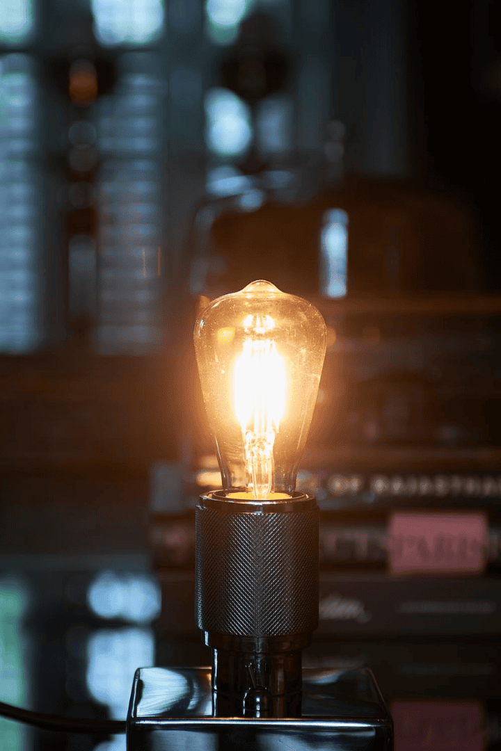RM LED Rustic Lamp