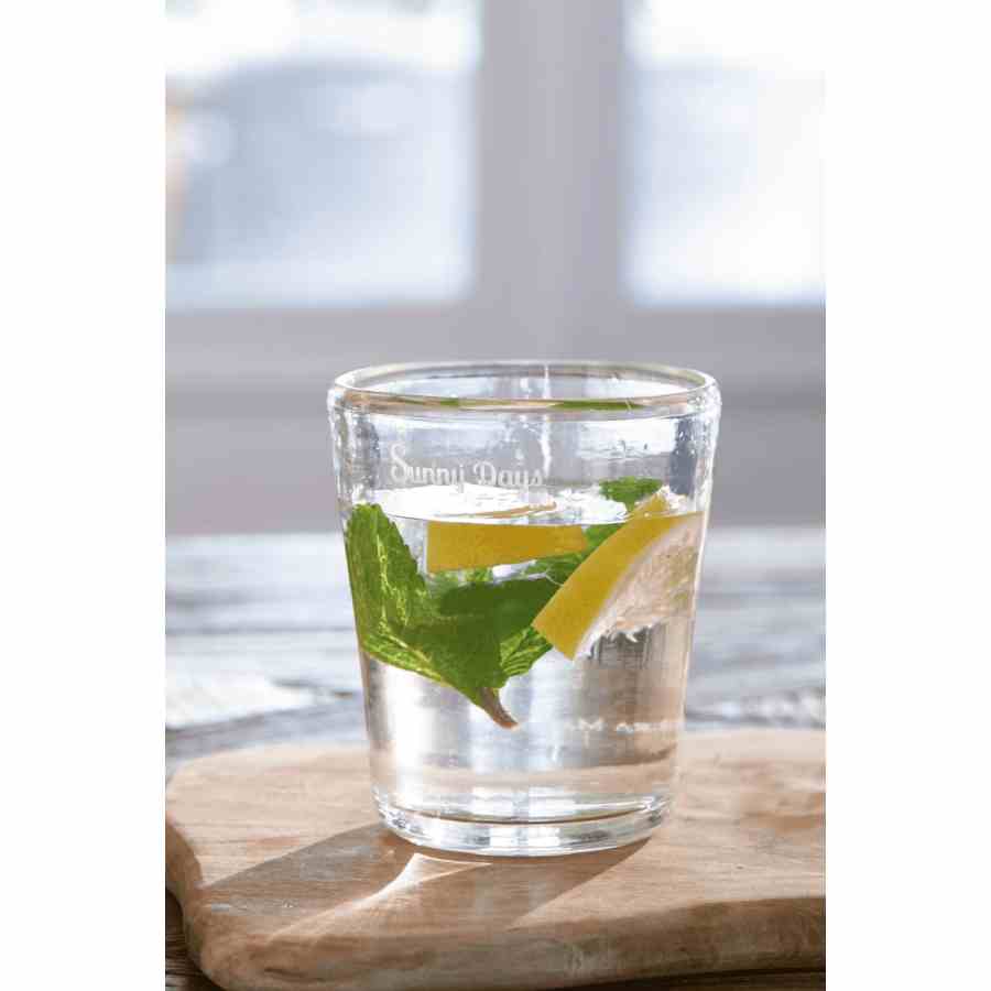 Sunny Days Water Glass