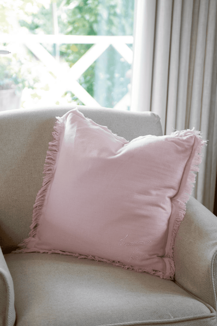 Summer Love Pillow cover pink 50x50