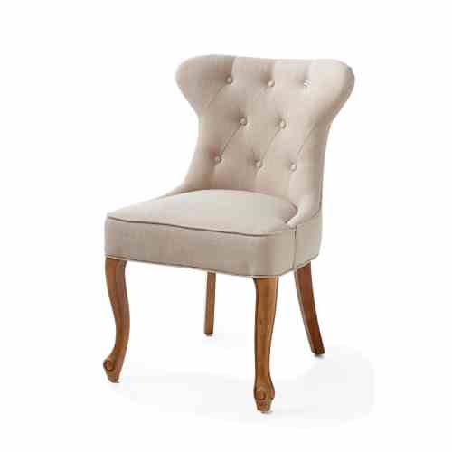 George Dining Chair lin Flax