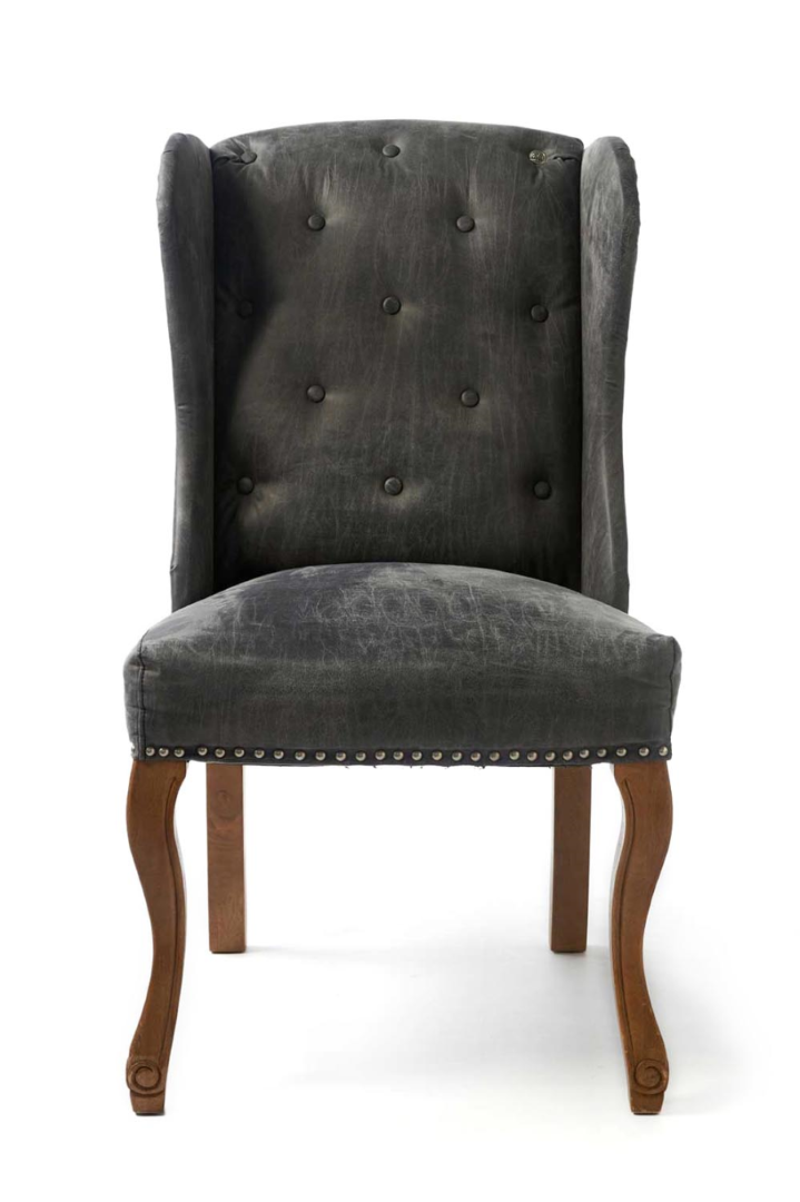 Keith Dining Wing Chair pel Anthra