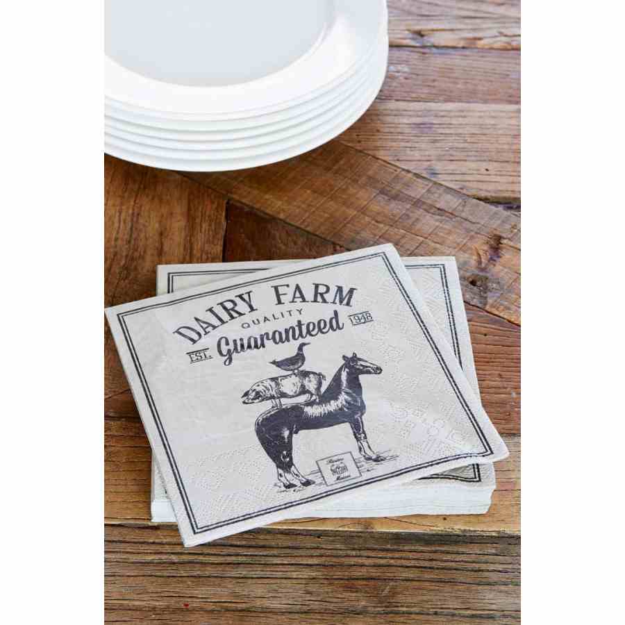DAIRY FARM HORSE PAPER NAPKIN