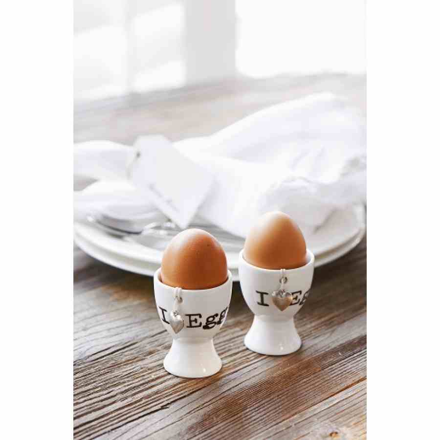 LOVLEY HEART EGG CUP 2PCS