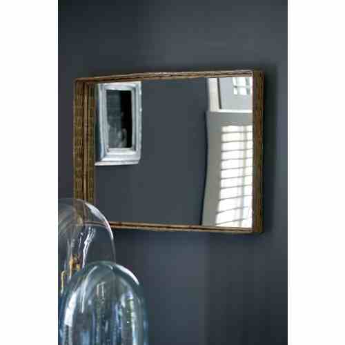 Rustic Rattan Mirror 70x50