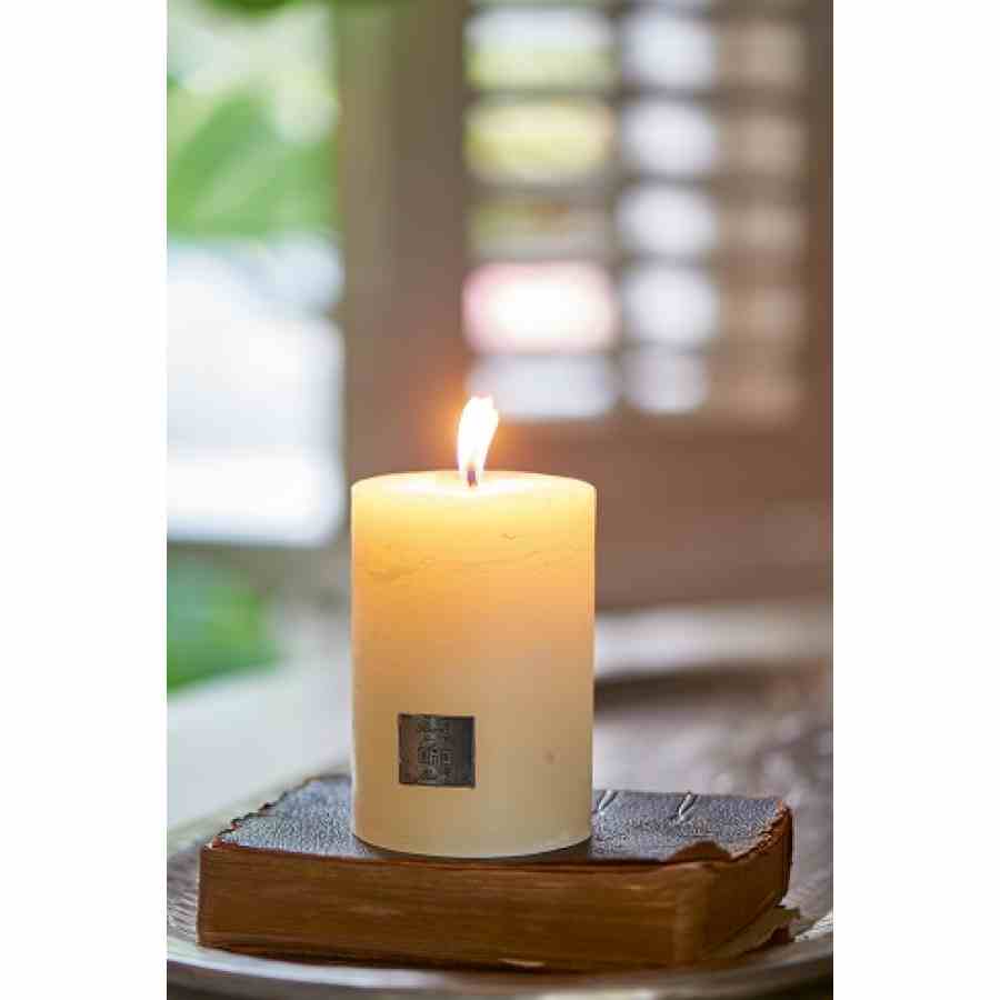 Rustic Candle basic ivory 7x10