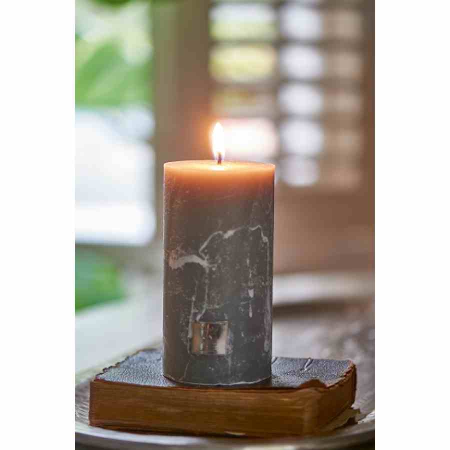 Rustic Candle grey 7x13