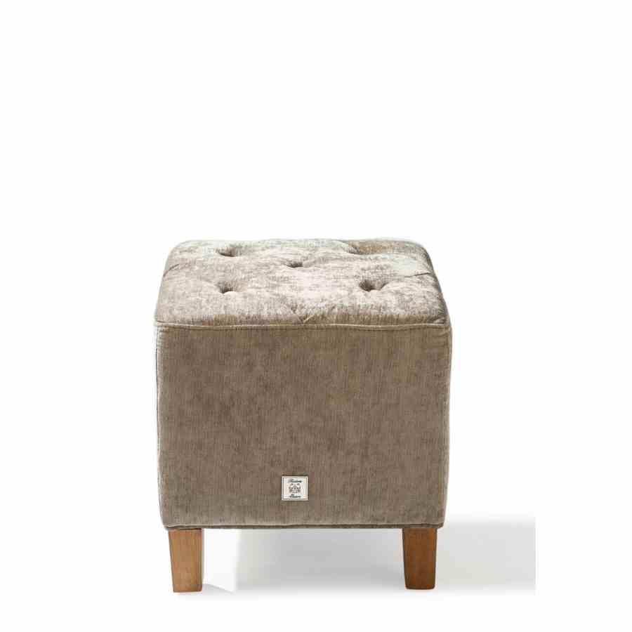 Royalton Footstool Velvet Olive