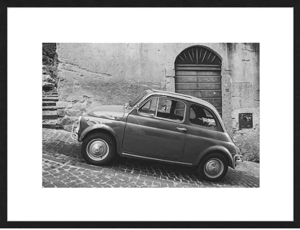 Wall Art Fiat 500 60x80