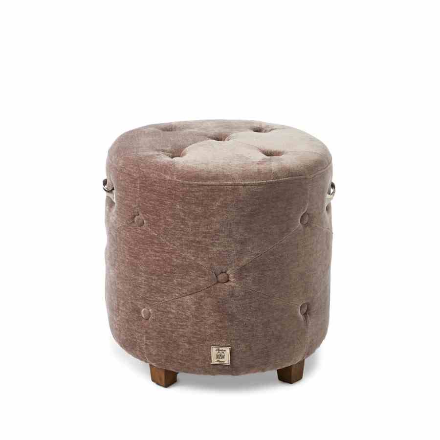 Bowery Footstool velvet Dolphin