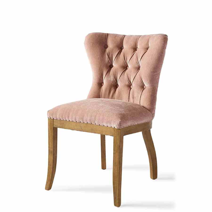 Wessex Dining Chair Velvet Pink