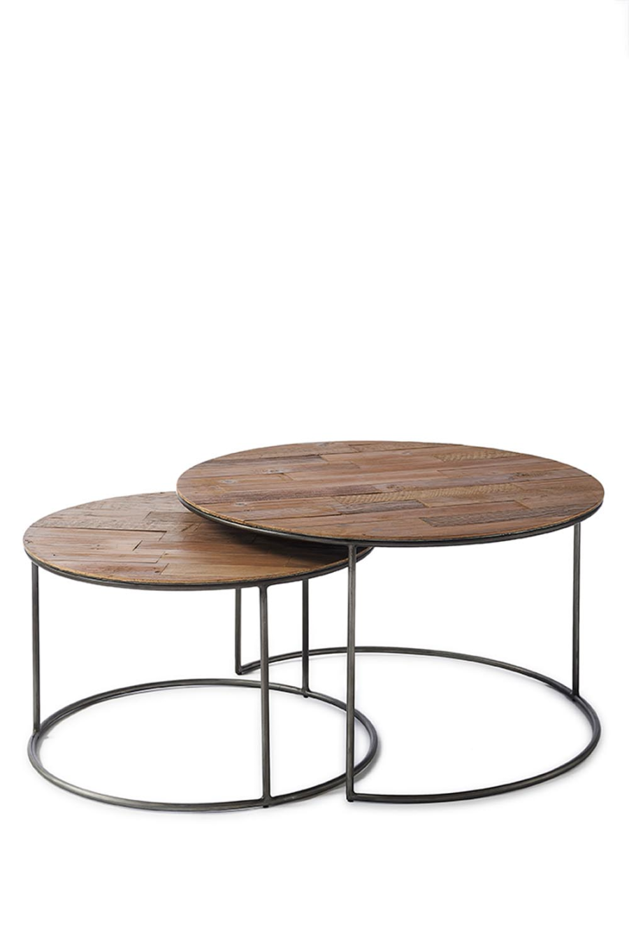 The Market Coffee Table 70dia S/2