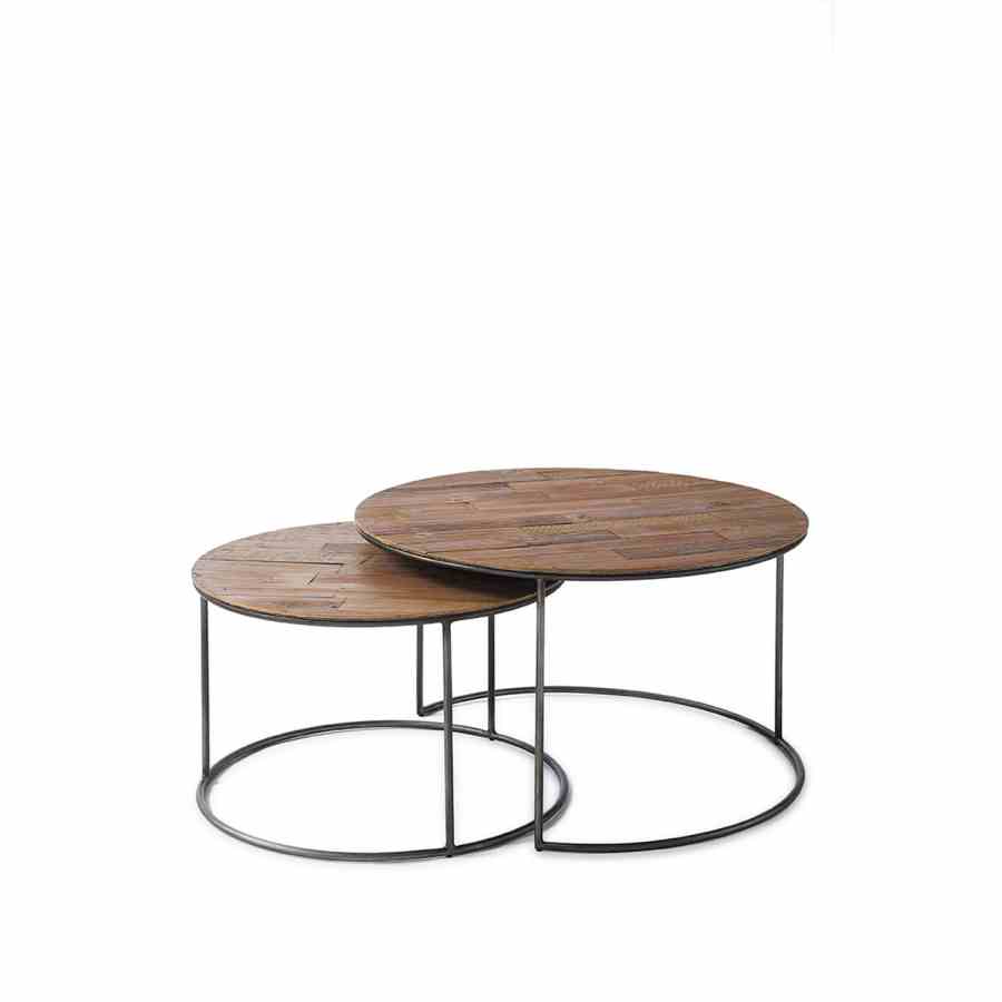 The Market Coffee Table 70dia S/2