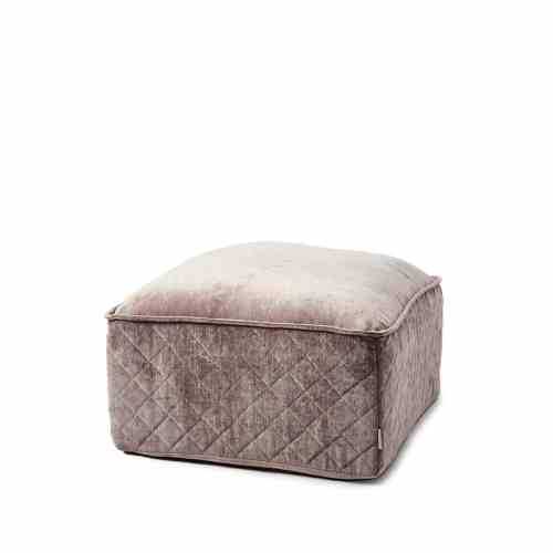 Huntington Pouf Velvet Dolphin
