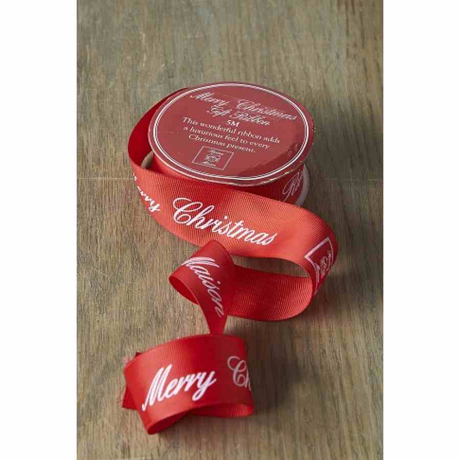 Merry Christmas Gift Ribbon 30mmx5m