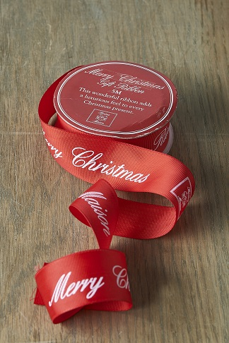 Merry Christmas Gift Ribbon 30mmx5m