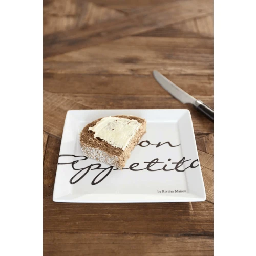 Buon Appetito Square Plate 18x18