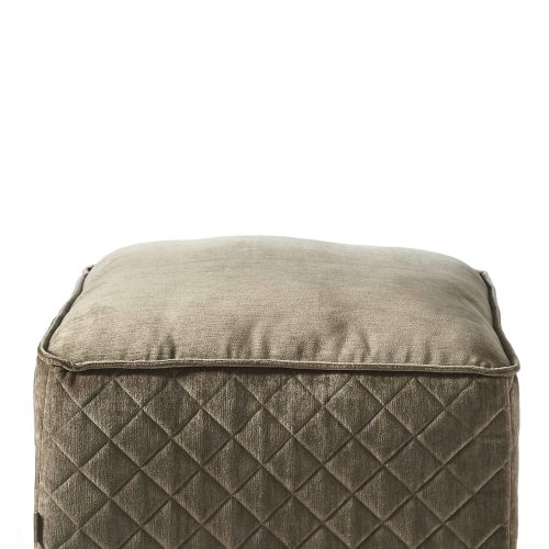 Huntington Pouf Velvet Olive
