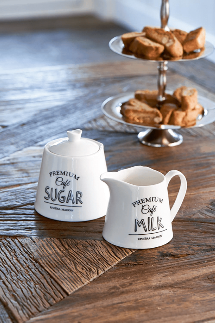 Premium Café Sugar & Milk Set