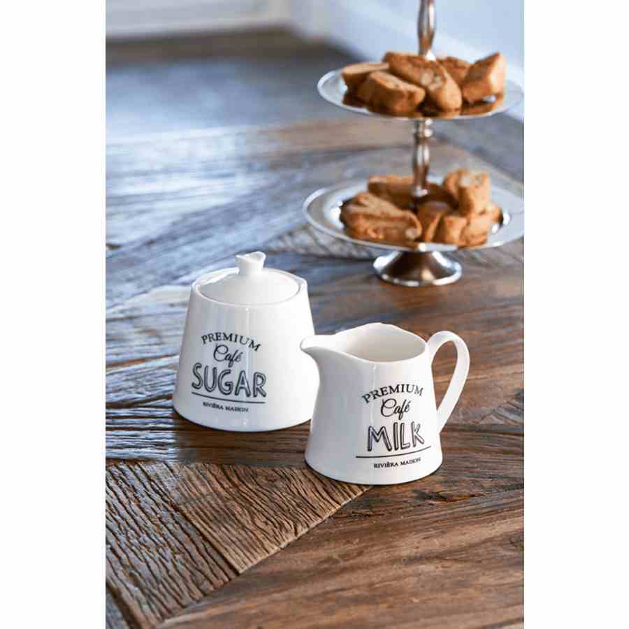 Premium Café Sugar & Milk Set