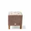 Royalton Footstool Velvet Dolphin