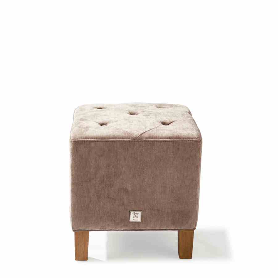 Royalton Footstool Velvet Dolphin