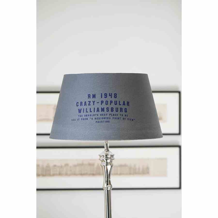 Williamsburg Lampshade grey 28x38