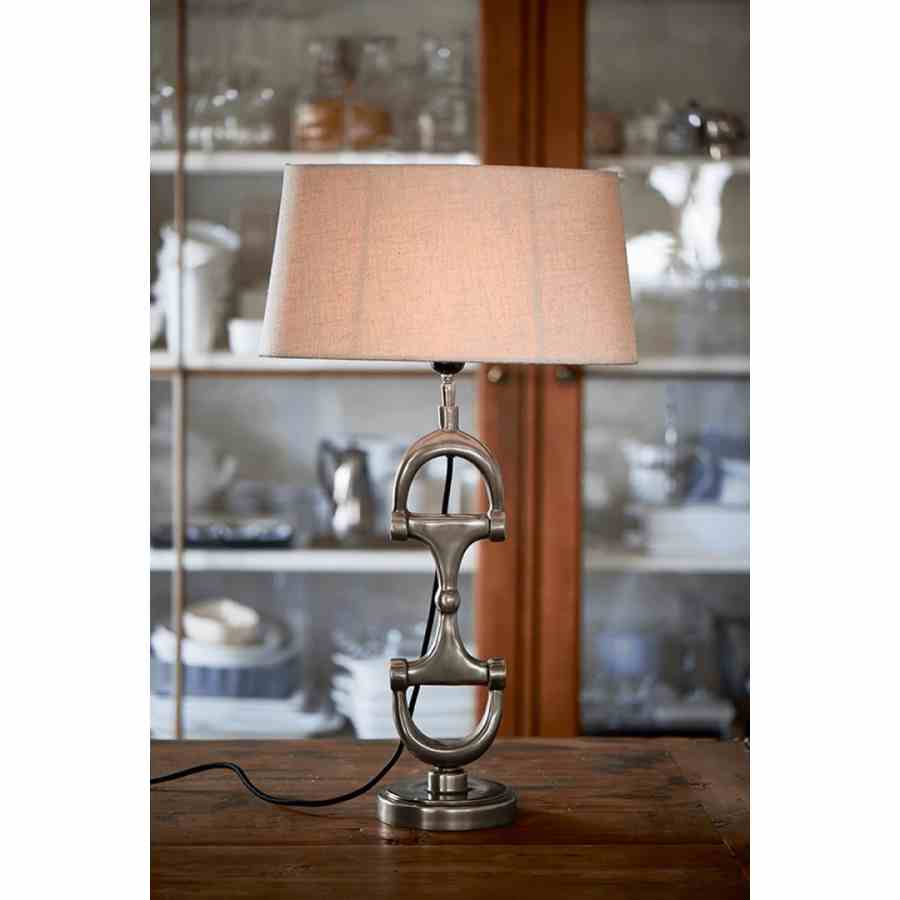 Happy Horse Table Lamp Base silver