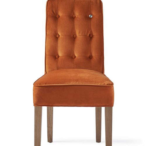 Cape Breton Dining Chair Velv Pumpk