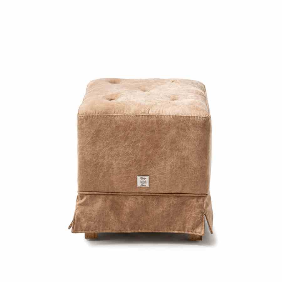 The Club Footstool pellini Camel