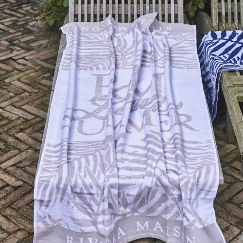 RM Plm Leaves Beach Towel fl 160x85