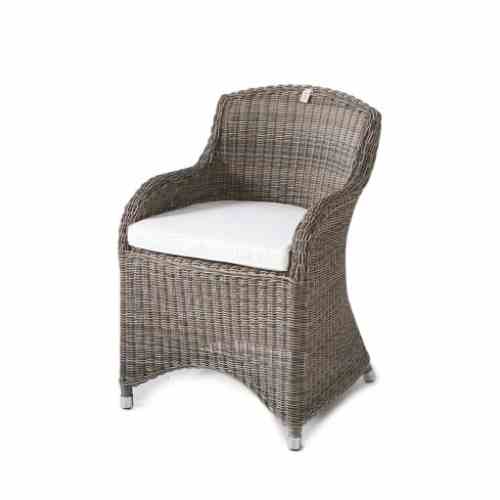 Rustic Outdoor Rattan Club Chair