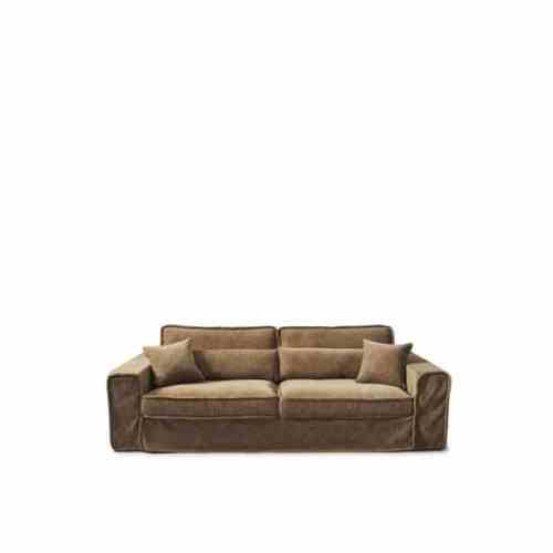 Metropolis Sofa 3,5s Velvet Clay