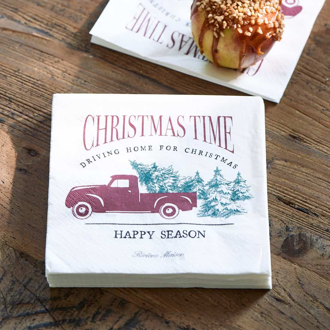 Paper Napkin Christmas Time