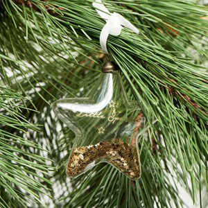 Little Sparkle Star Ornament gold S