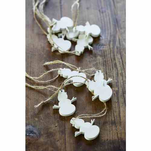 Pretty Snowman white 10 pcs