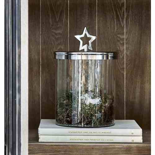 Christmas Star Storage Jar