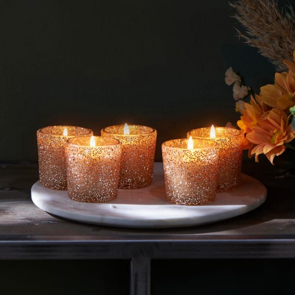 Gold Sprinkle Scented Candle 5 pcs