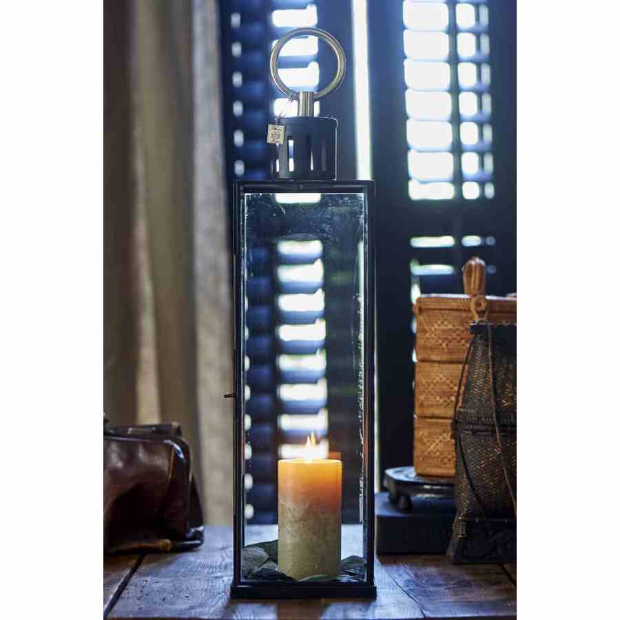 French Glass Lantern L