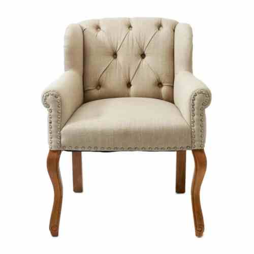 Keith II Lowback Armchair lin Flax