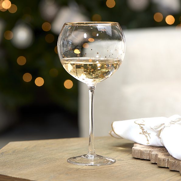 Starry Night Wine Glass