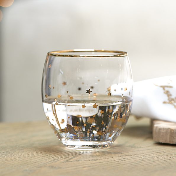 Starry Night Water Glass