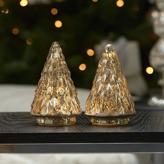 Love Christmas Deco Trees 2pcs