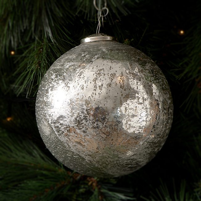 Antique Christmas Ornament slv D 15