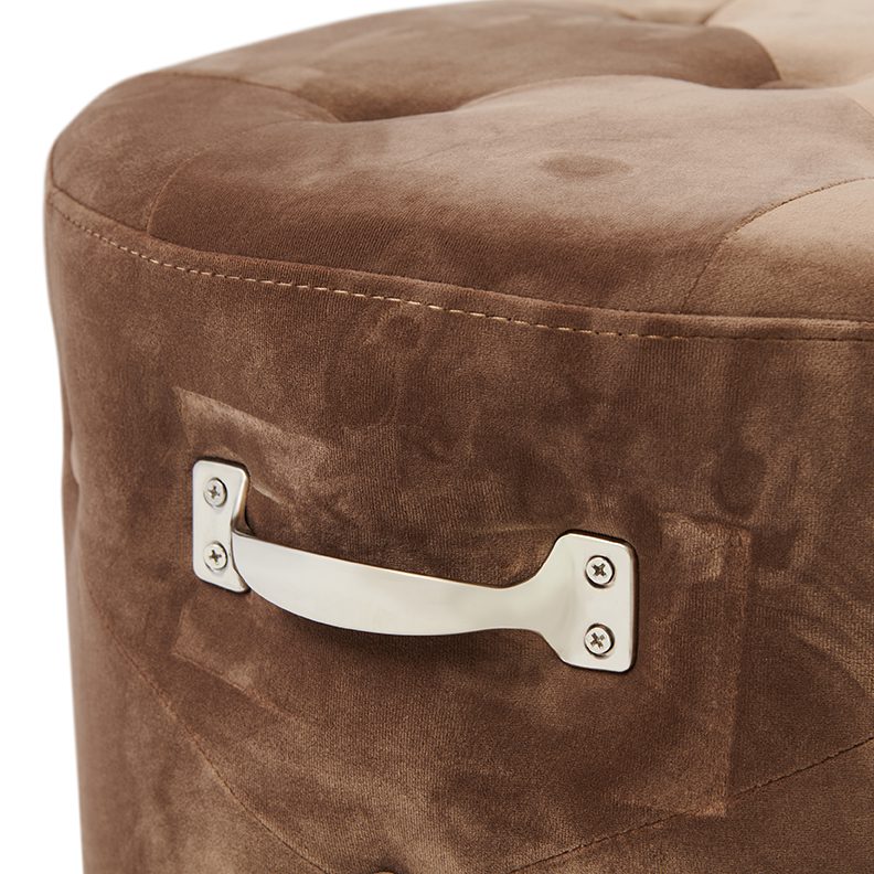 Bowery Footstool Vel III GlMink - Bilde 3